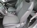 Black 2013 Hyundai Veloster Standard Veloster Model Interior Color