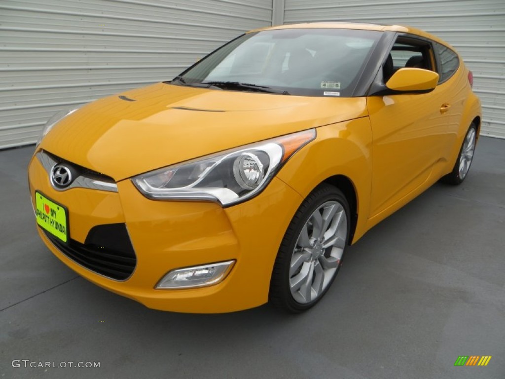 2013 Veloster  - 26.2 Yellow / Black photo #7