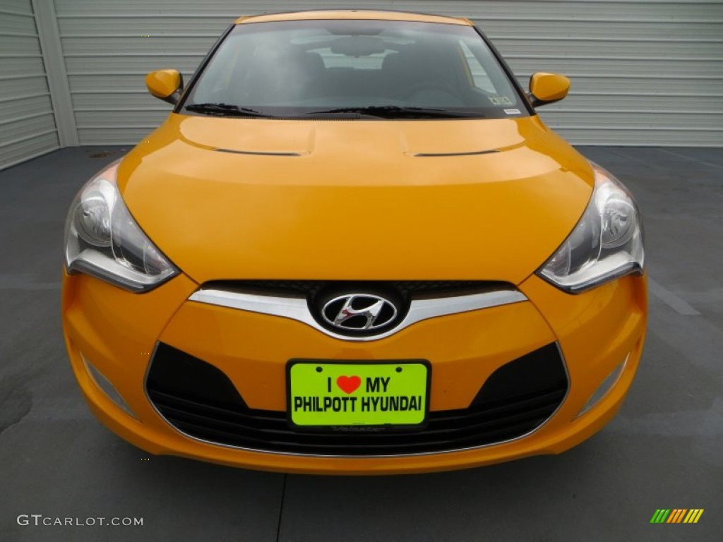 2013 Veloster  - 26.2 Yellow / Black photo #8
