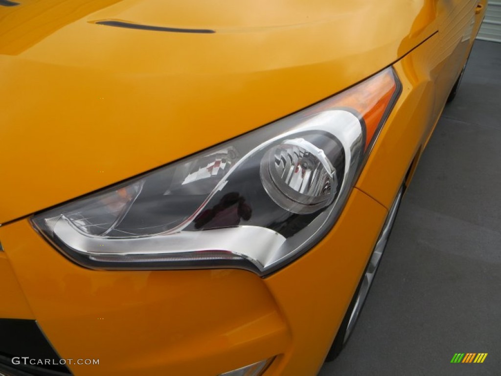 2013 Veloster  - 26.2 Yellow / Black photo #9