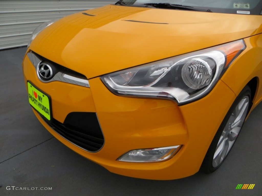 2013 Veloster  - 26.2 Yellow / Black photo #10