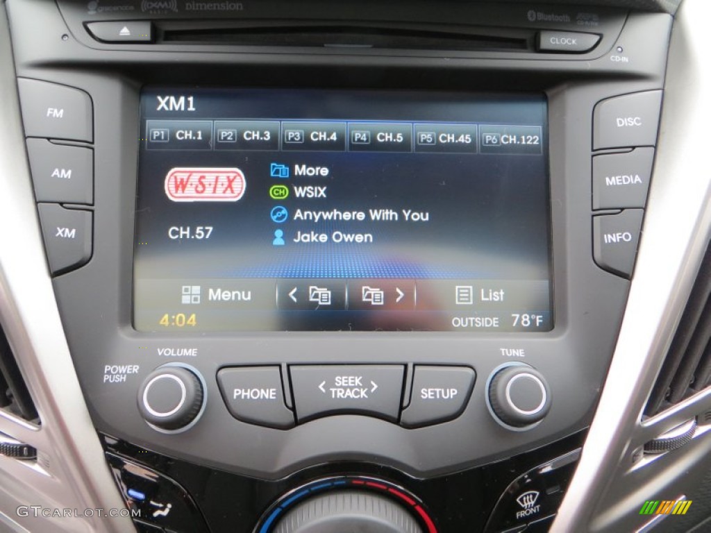 2013 Hyundai Veloster Standard Veloster Model Controls Photo #79836580