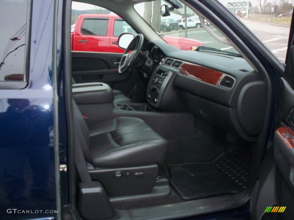 2011 Sierra 1500 SLT Extended Cab 4x4 - Midnight Blue Metallic / Ebony photo #15