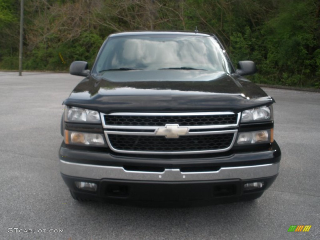 2006 Silverado 1500 Z71 Crew Cab 4x4 - Black / Medium Gray photo #14