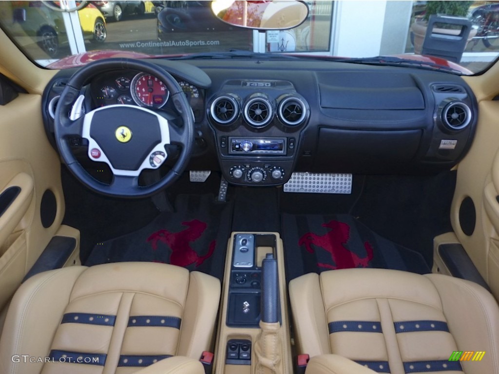 2007 F430 Spider F1 - Rosso Corsa (Red) / Beige photo #23