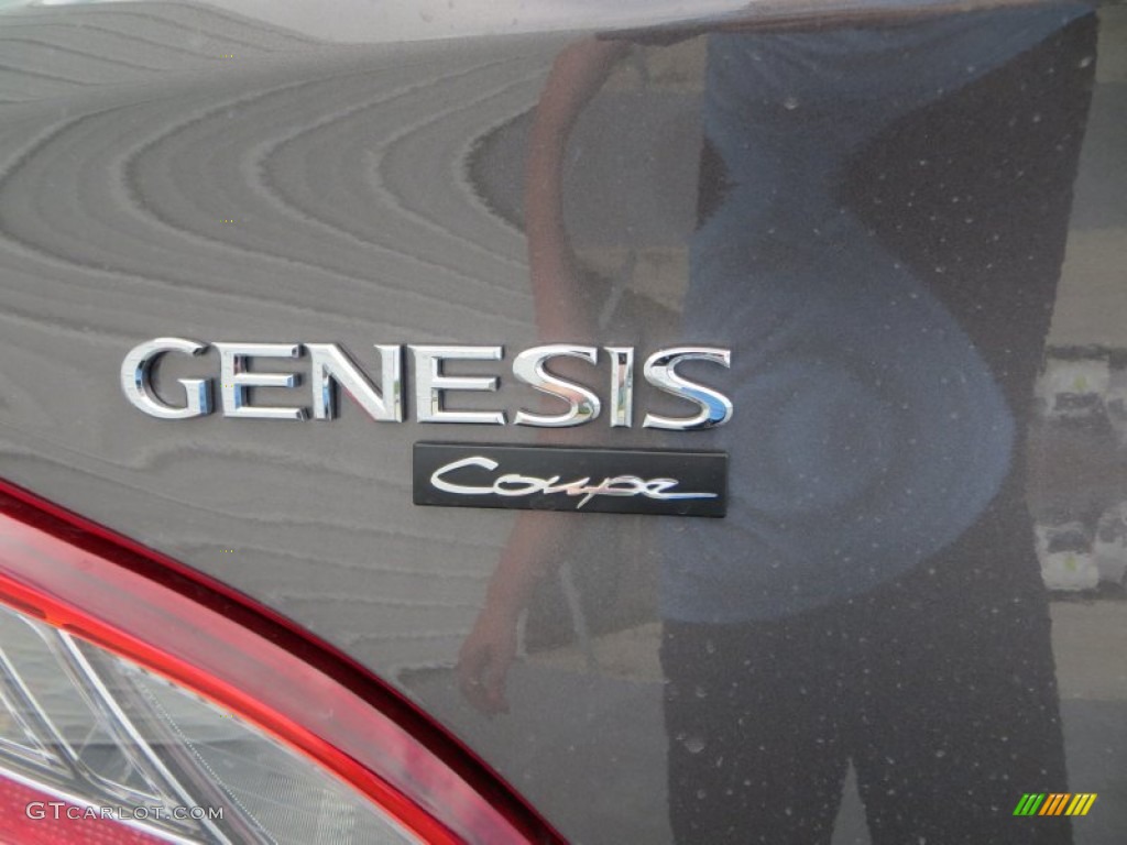 2013 Genesis Coupe 2.0T - Gran Premio Gray / Black Cloth photo #14