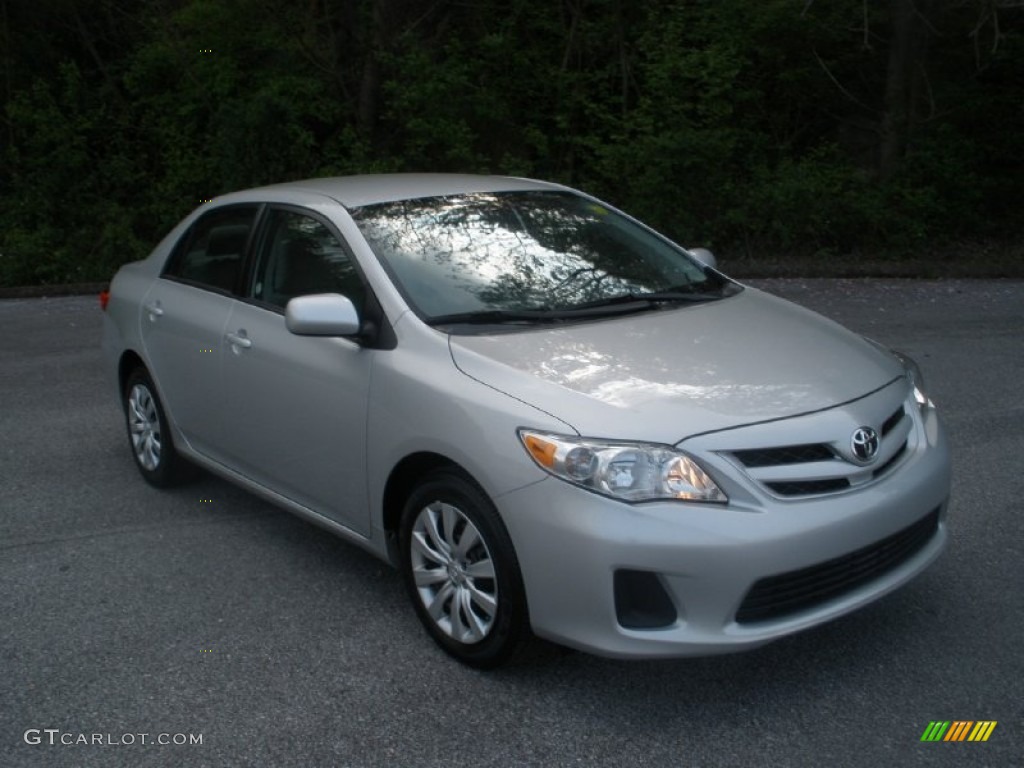 2012 Corolla LE - Classic Silver Metallic / Ash photo #1