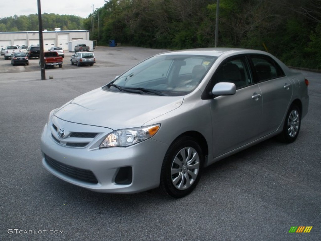2012 Corolla LE - Classic Silver Metallic / Ash photo #13