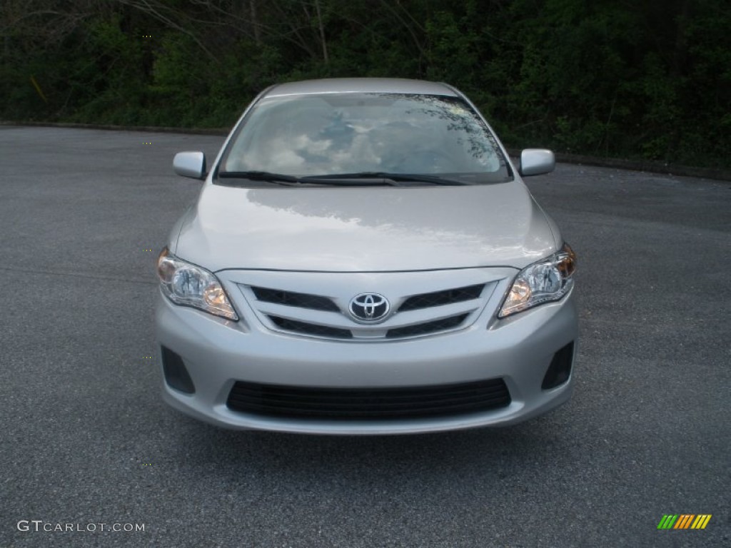 2012 Corolla LE - Classic Silver Metallic / Ash photo #14