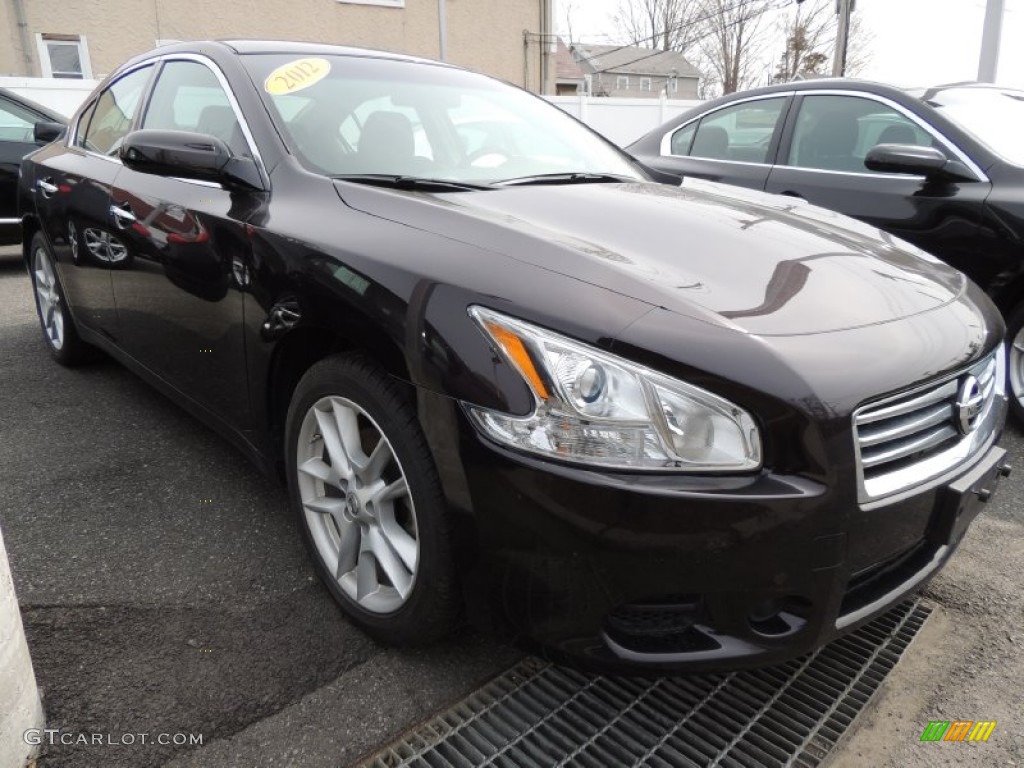 Crimson Black 2012 Nissan Maxima 3.5 S Exterior Photo #79839025