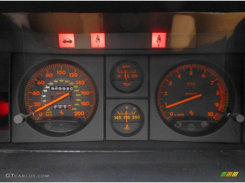 1993 Ferrari 512 TR Standard 512 TR Model Gauges Photos