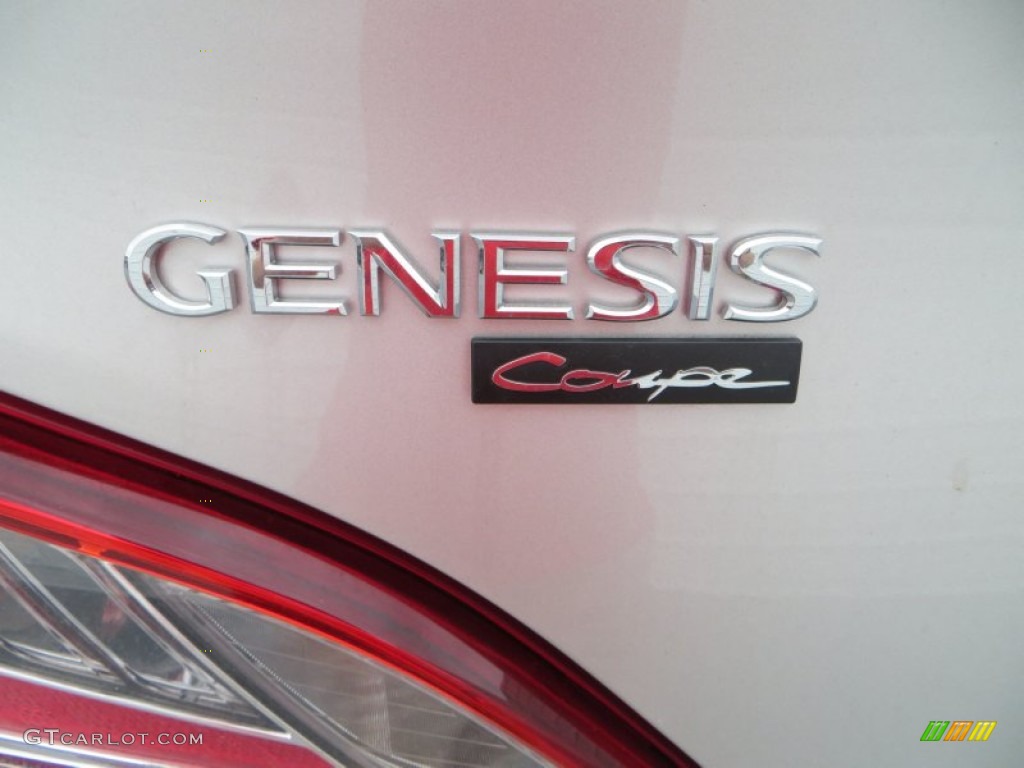2013 Genesis Coupe 2.0T Premium - Platinum Metallic / Gray Leather/Gray Cloth photo #14