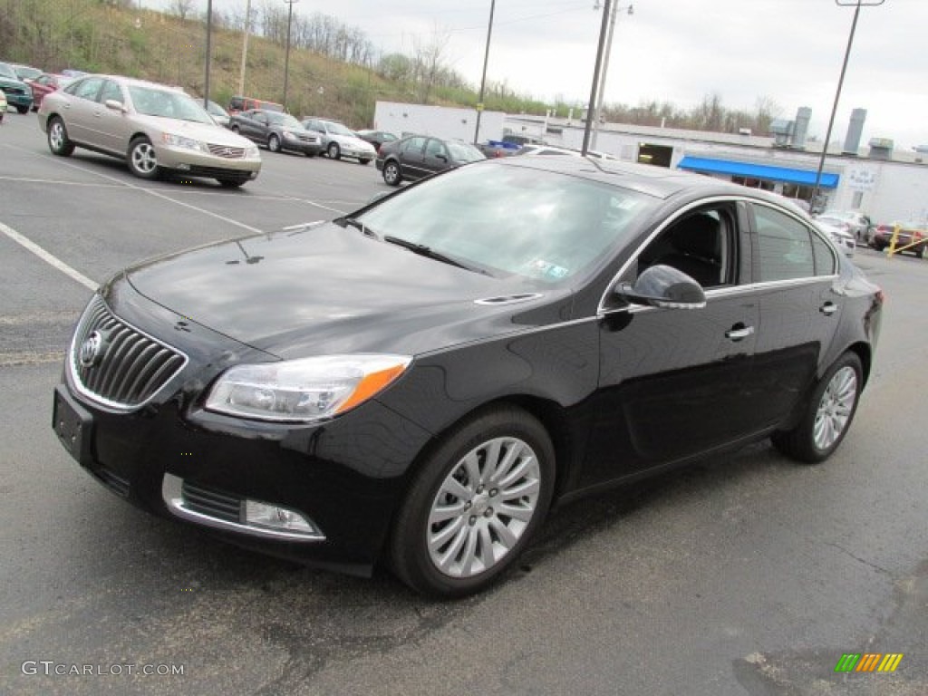 Carbon Black Metallic 2012 Buick Regal Standard Regal Model Exterior Photo #79839207