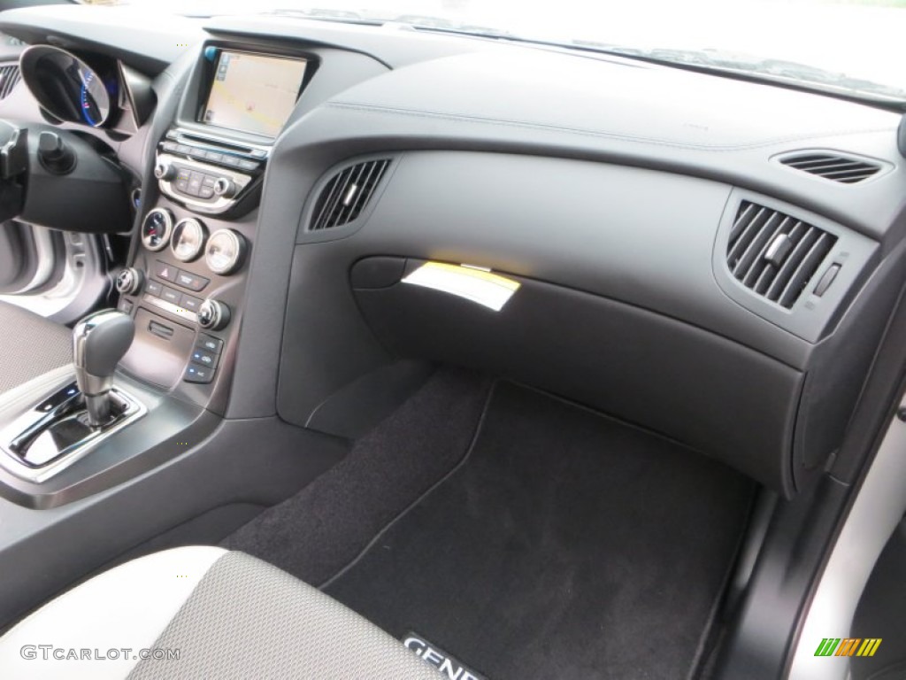 2013 Genesis Coupe 2.0T Premium - Platinum Metallic / Gray Leather/Gray Cloth photo #18