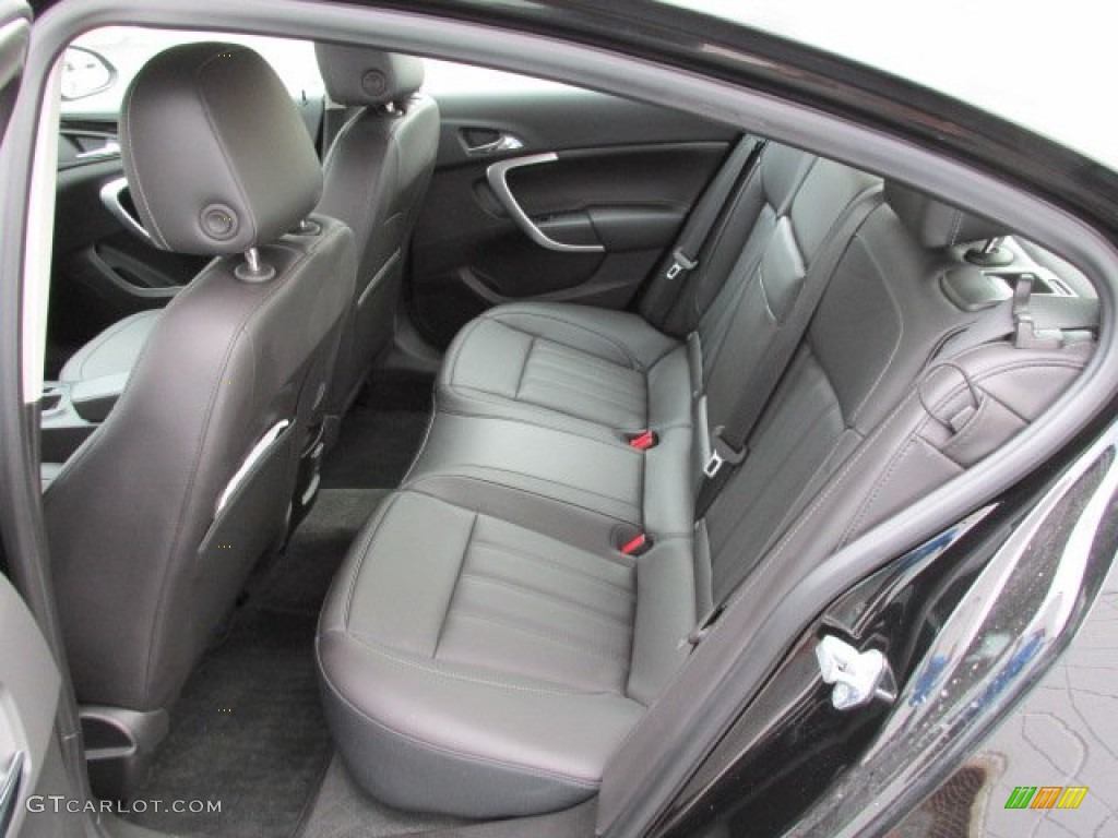 Ebony Interior 2012 Buick Regal Standard Regal Model Photo #79839412