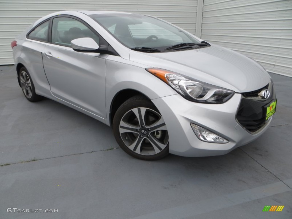 2013 Elantra Coupe SE - Silver / Gray photo #2