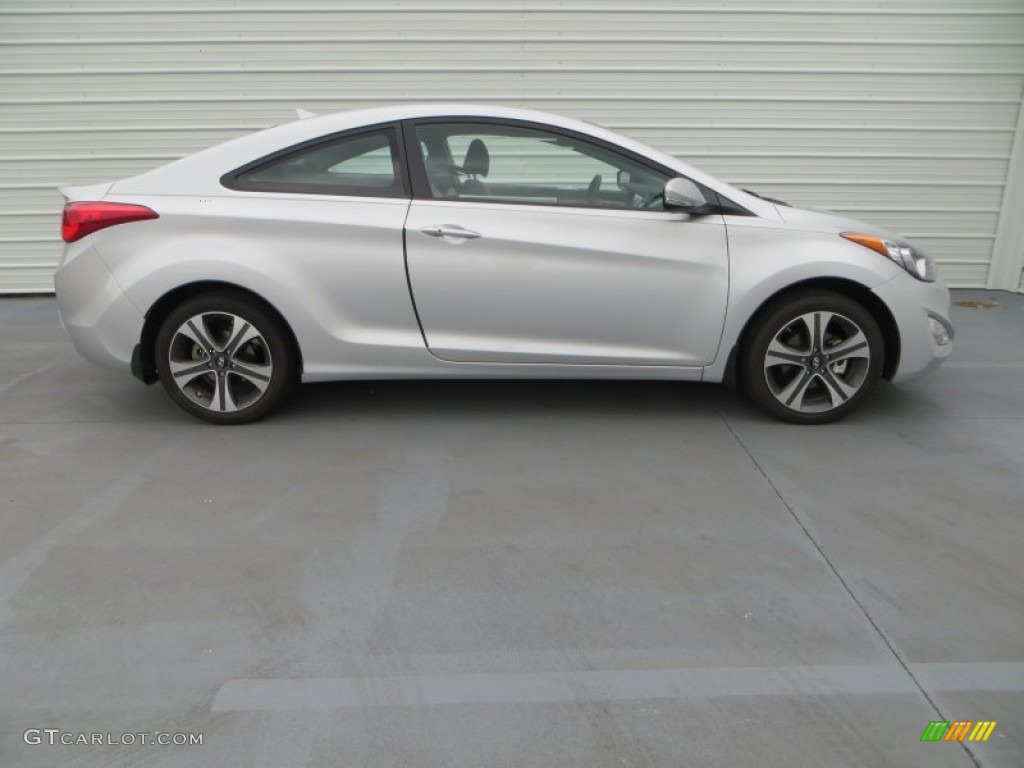 2013 Elantra Coupe SE - Silver / Gray photo #3