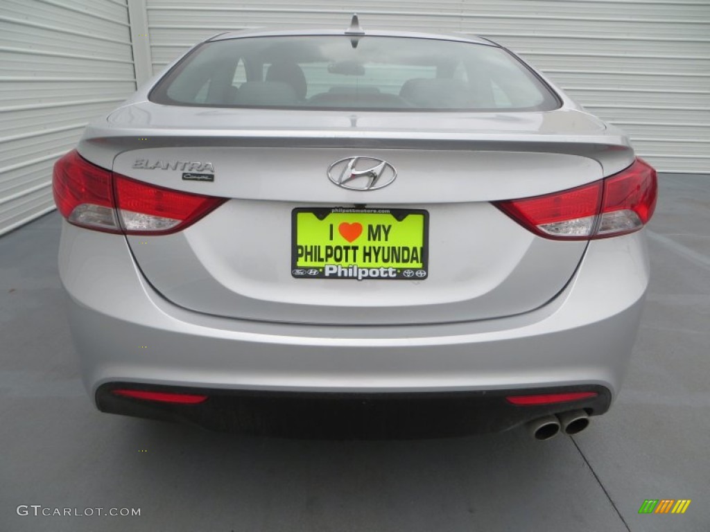 2013 Elantra Coupe SE - Silver / Gray photo #5