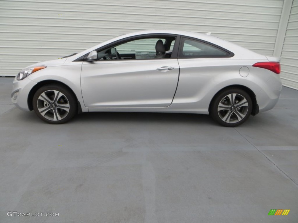 2013 Elantra Coupe SE - Silver / Gray photo #6