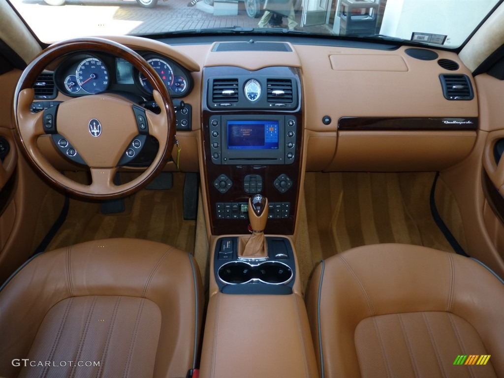 2007 Maserati Quattroporte Executive GT Cuoio Sella Dashboard Photo #79840238