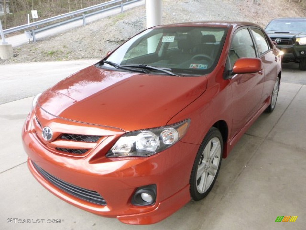 Hot Lava 2013 Toyota Corolla S Special Edition Exterior Photo #79840543
