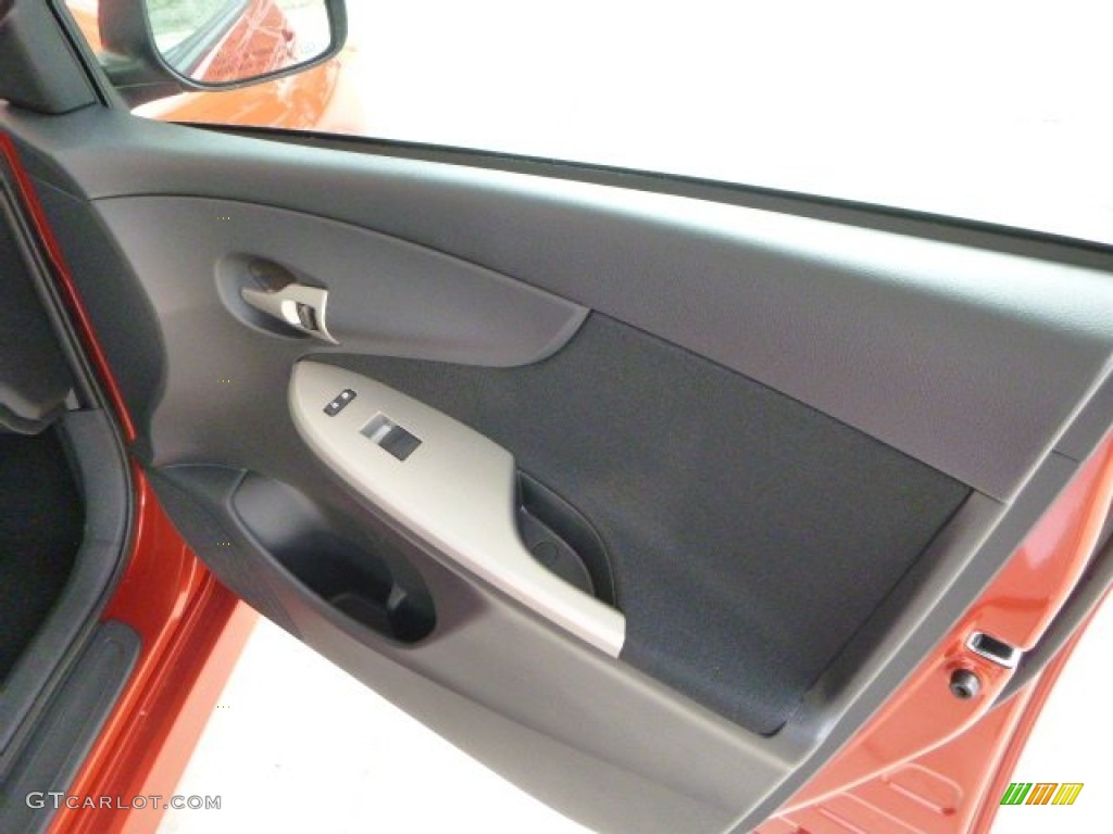 2013 Toyota Corolla S Special Edition Dark Charcoal Door Panel Photo #79840647
