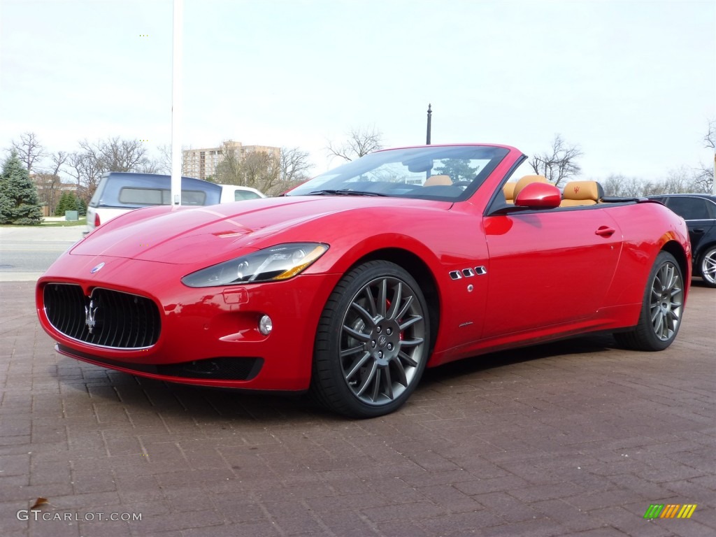 Rosso Mondiale (Red) 2013 Maserati GranTurismo Convertible GranCabrio Exterior Photo #79840726