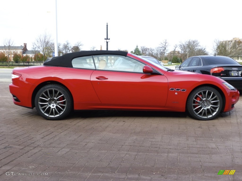 Rosso Mondiale (Red) 2013 Maserati GranTurismo Convertible GranCabrio Exterior Photo #79840973