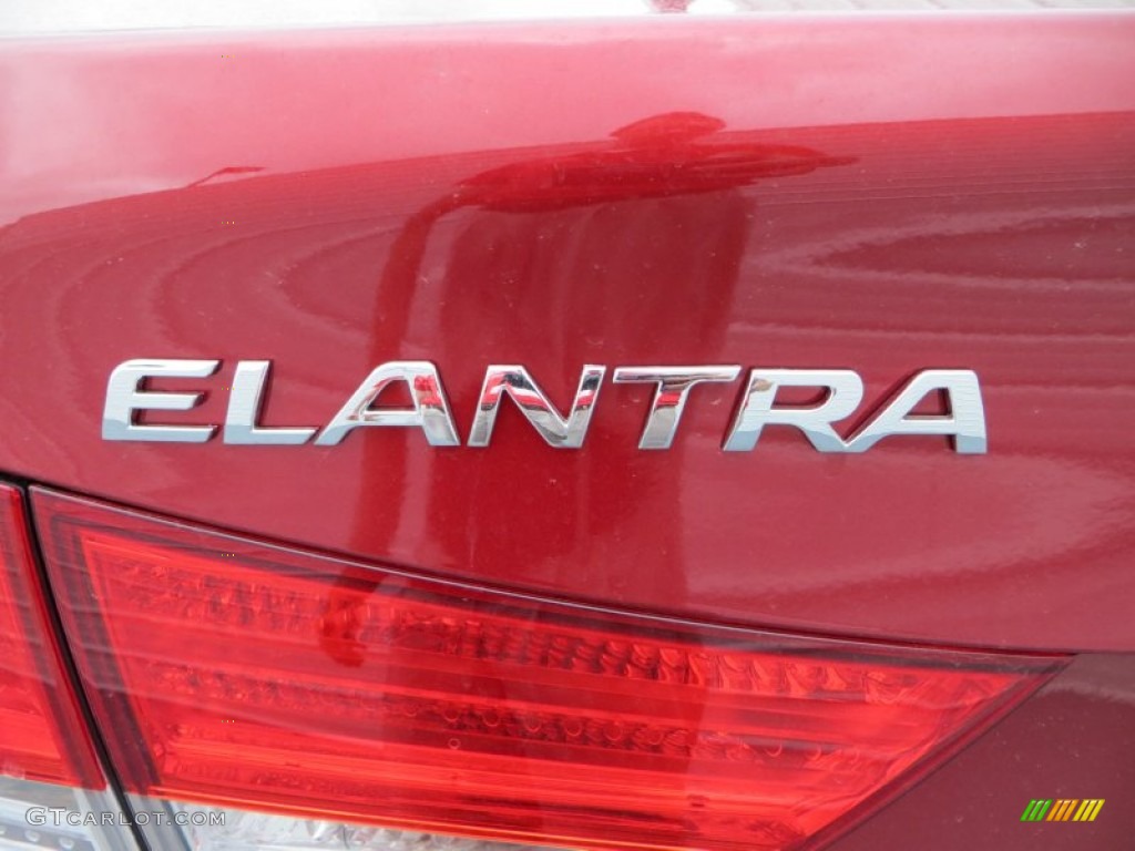 2013 Elantra GLS - Sparkling Ruby / Beige photo #13