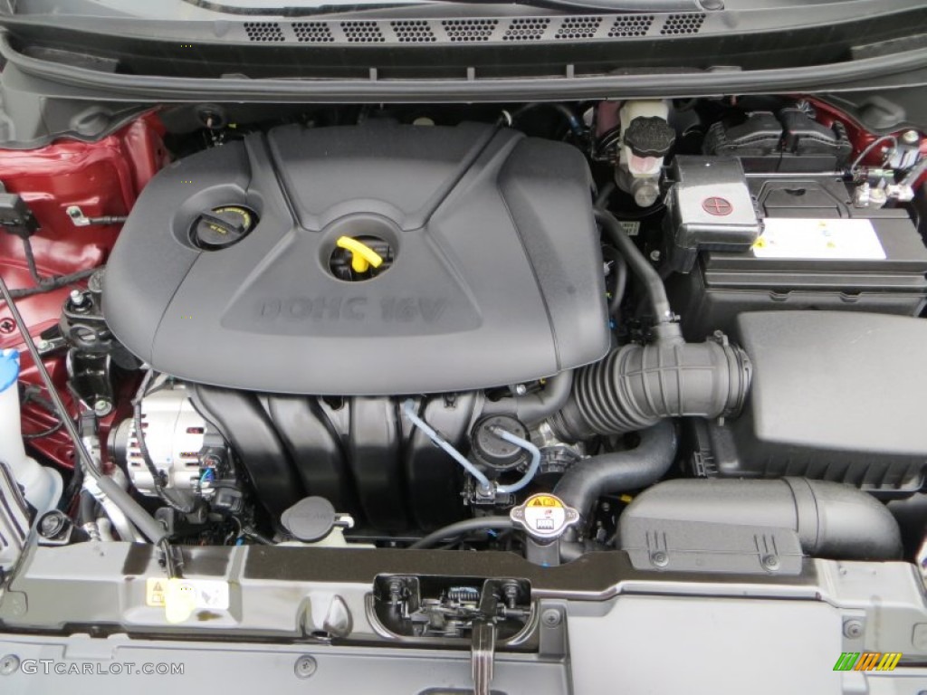 2013 Elantra GLS - Sparkling Ruby / Beige photo #14