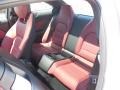 2013 Mercedes-Benz C Red/Black Interior Rear Seat Photo