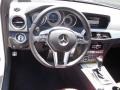 2013 Mercedes-Benz C Red/Black Interior Steering Wheel Photo