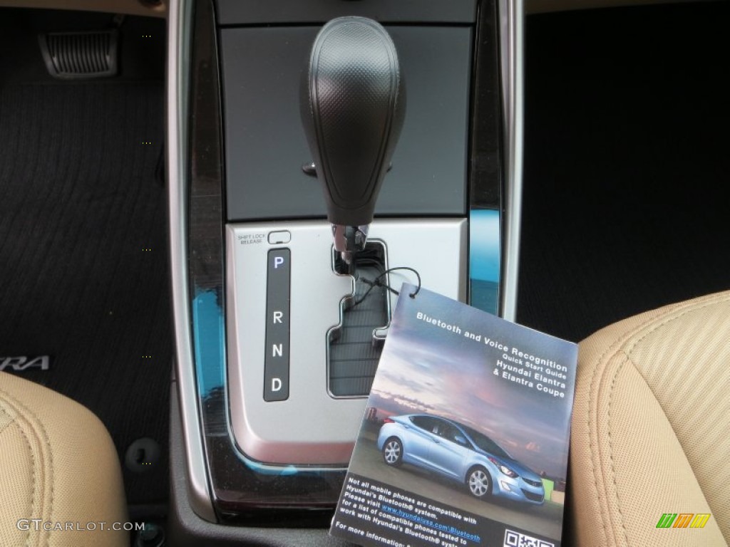 2013 Elantra GLS - Sparkling Ruby / Beige photo #29