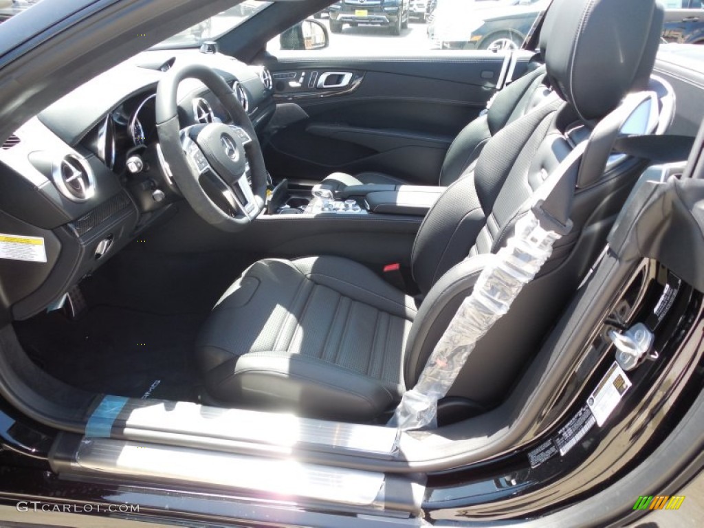 AMG Black Interior 2013 Mercedes-Benz SL 63 AMG Roadster Photo #79842082