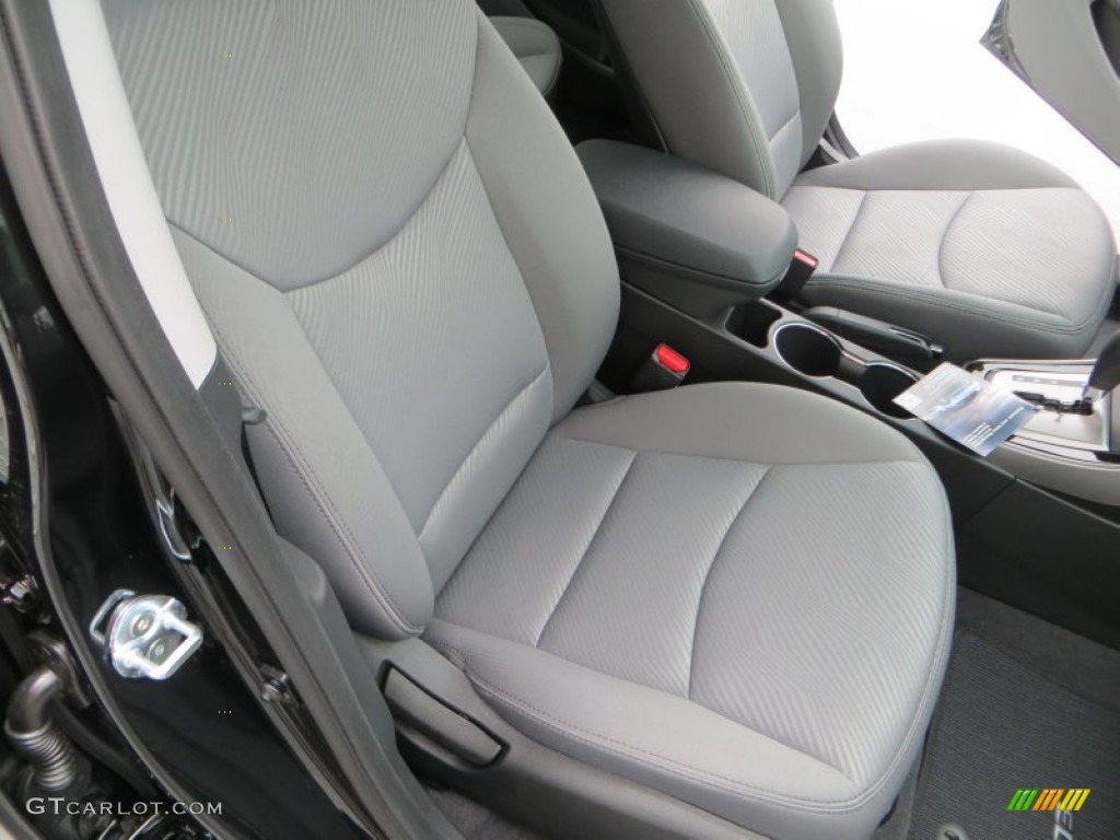 2013 Elantra GLS - Midnight Black / Gray photo #16