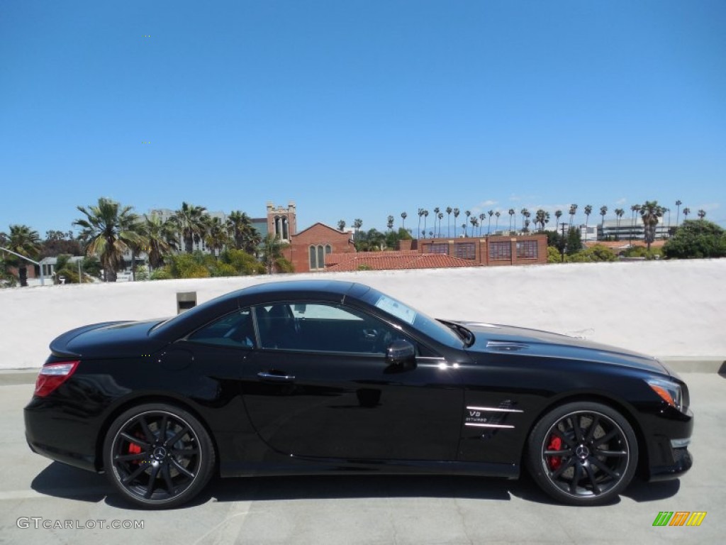 Black 2013 Mercedes-Benz SL 63 AMG Roadster Exterior Photo #79842292