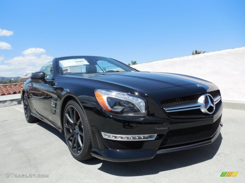 Black 2013 Mercedes-Benz SL 63 AMG Roadster Exterior Photo #79842371