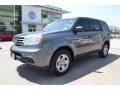 Polished Metal Metallic 2012 Honda Pilot LX