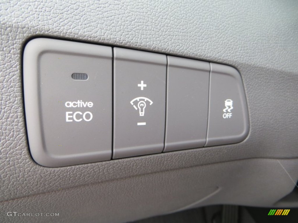 2013 Elantra GLS - Midnight Black / Gray photo #30