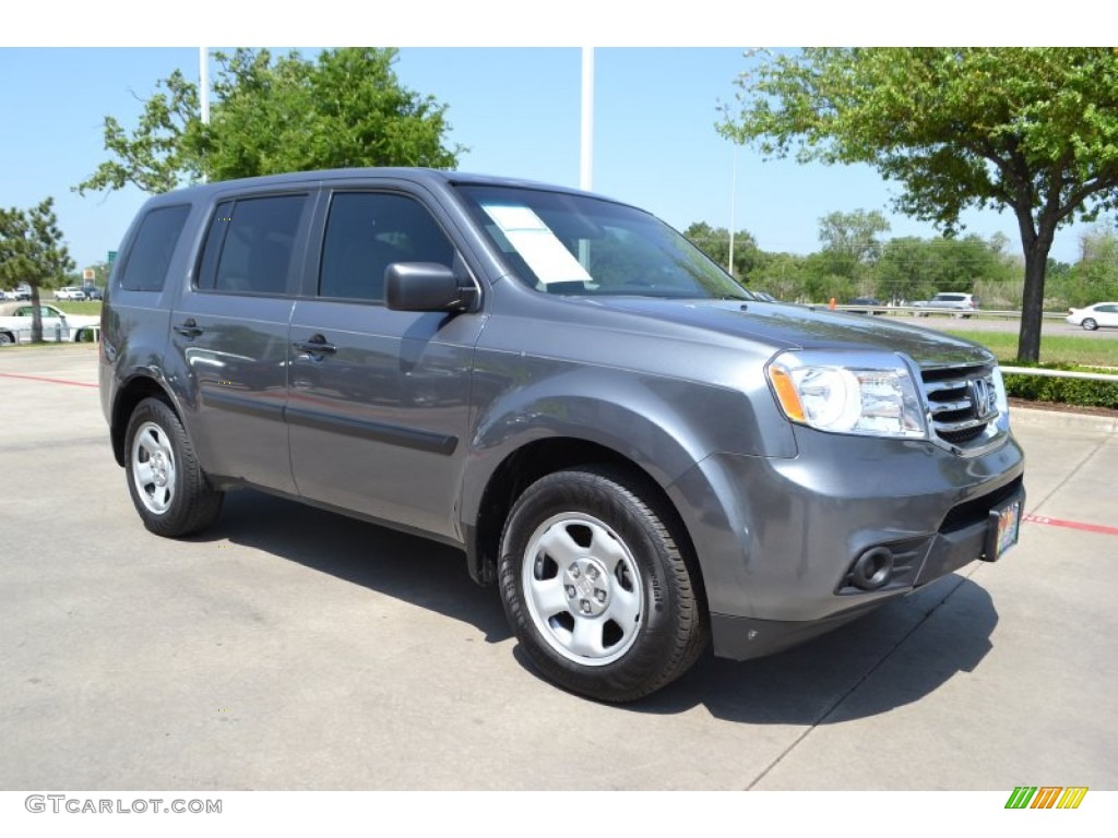 Polished Metal Metallic 2012 Honda Pilot LX Exterior Photo #79842583