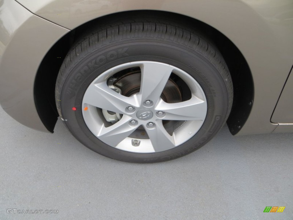 2013 Elantra GLS - Desert Bronze / Beige photo #11