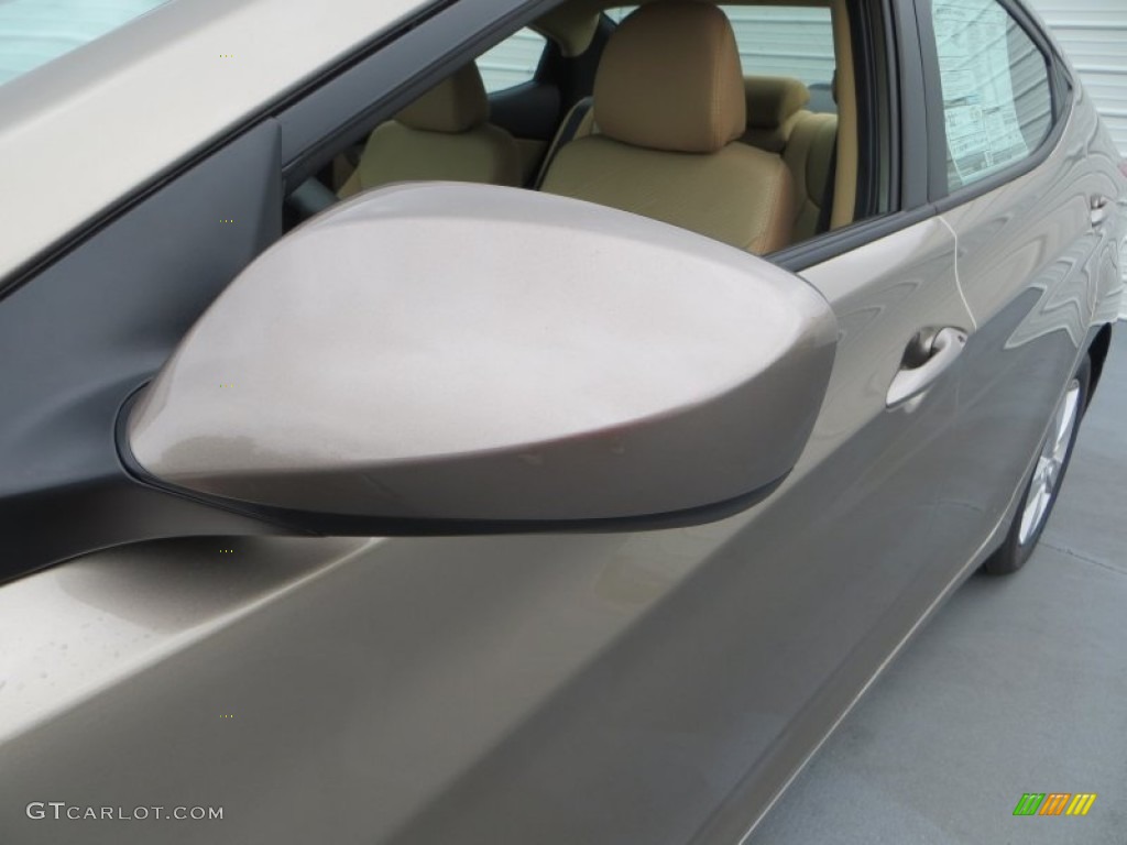 2013 Elantra GLS - Desert Bronze / Beige photo #12