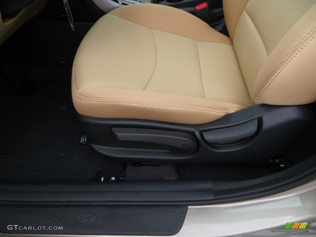 2013 Elantra GLS - Desert Bronze / Beige photo #23