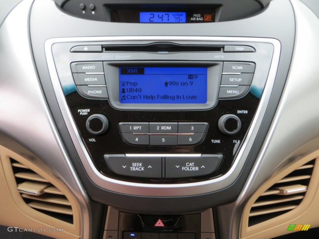 2013 Elantra GLS - Desert Bronze / Beige photo #26