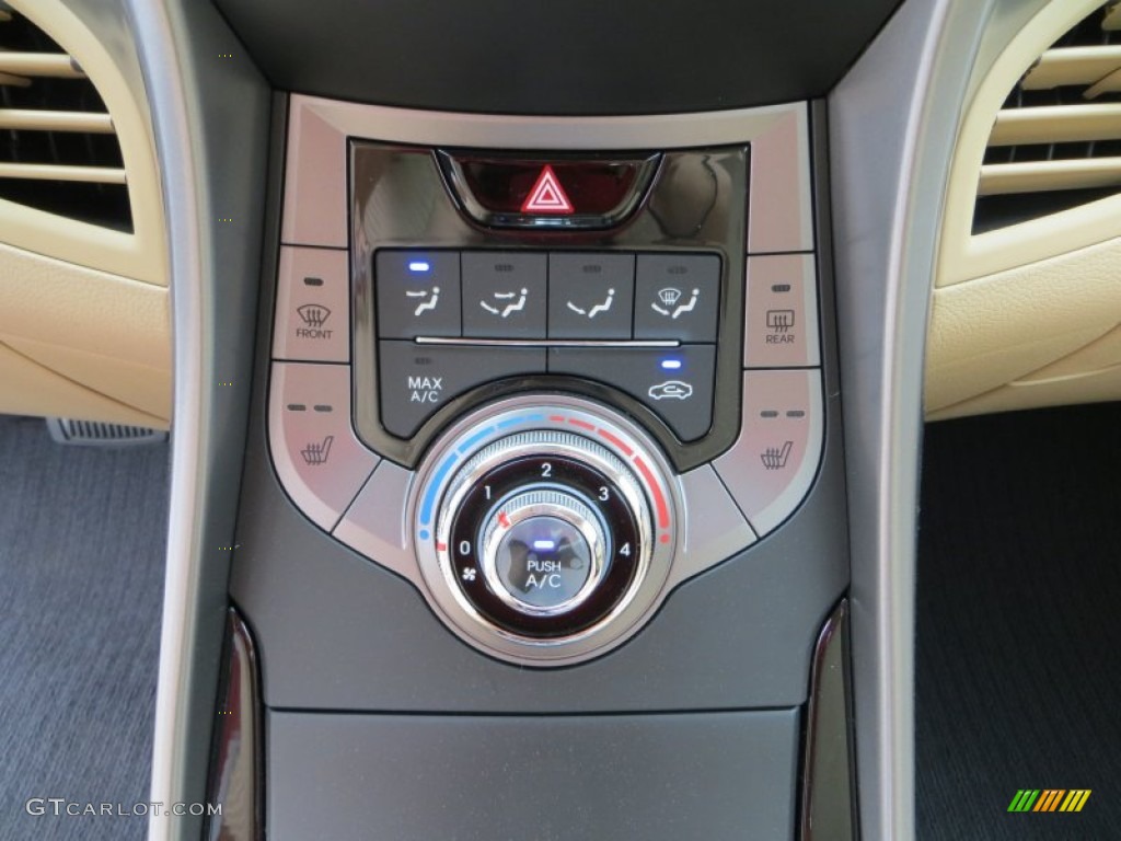2013 Elantra GLS - Desert Bronze / Beige photo #27