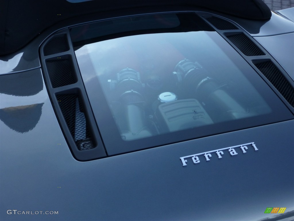 2006 F430 Spider F1 - Grigio Silverstone (Dark Grey Metallic) / Rosso (Red) photo #4