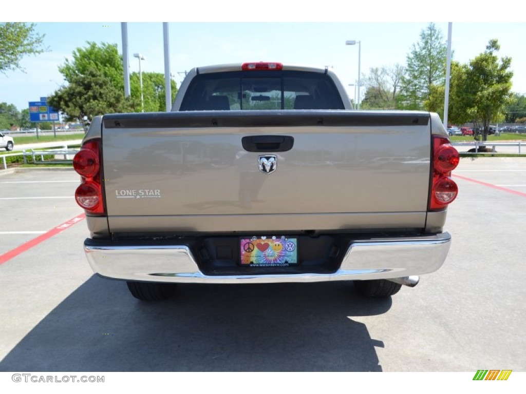 2007 Ram 1500 SLT Quad Cab - Light Khaki Metallic / Khaki Beige photo #4