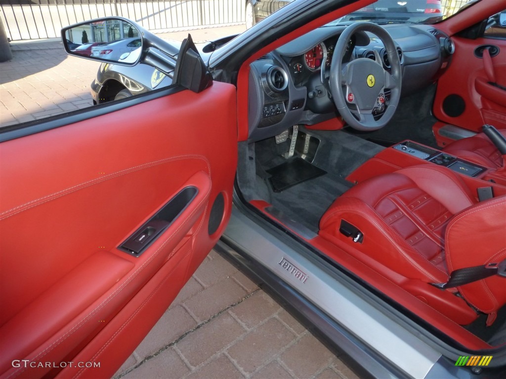 Rosso (Red) Interior 2006 Ferrari F430 Spider F1 Photo #79843747