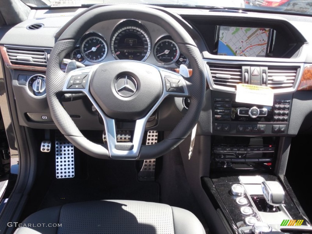 2013 Mercedes-Benz E 63 AMG Black Dashboard Photo #79844361