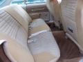 1976 Oldsmobile Cutlass Buckskin Interior Rear Seat Photo